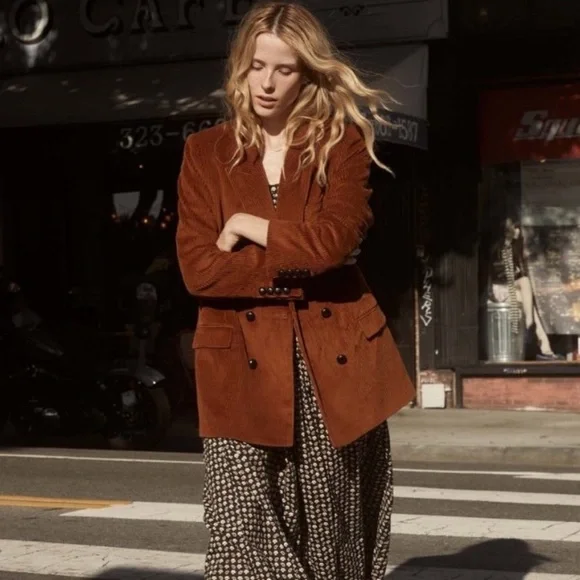 ON HOLD Doen Duccio Jacket in Tierra Di Siena Heirloom size XS - Picture 1 of 12